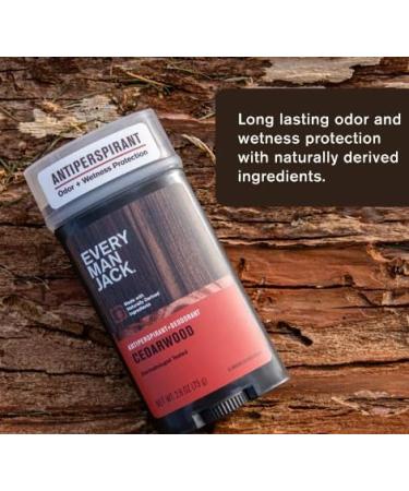 Every Man Jack Cedarwood Bundle: Hydrating 3-in-1 Body Wash Antiperspirant & Bath Sponge - International Shipping Available - Buy Online on GoSupps.com