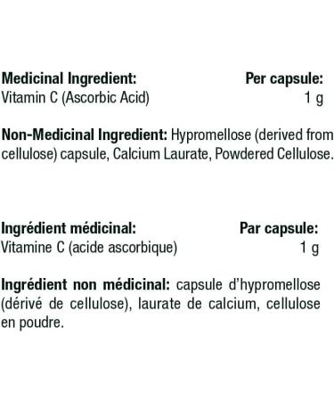Thorne Ascorbic Acid (One Gram) - Vitamin C Supplement for Antioxidant Support and Healthy Immune Function - 60 Capsules - Buy Online on GoSupps.com
