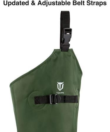 TIDEWE Lightweight Hip Wader for Men and Women - Green/Brown - Size M9/W11 - Buy Online on GoSupps.com