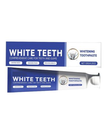 Brightening Toothpaste - Gradually Brightens Teeth While Providing Lasting Fresh Breath. Use Twice Daily(2pcs)