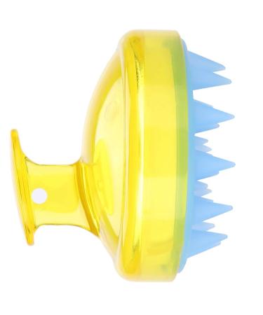 Shower ridge scalp massage brush head massage the massage brush baths hair washing kamm head massage massage devices for peeling silicone ridge care hair root yellow