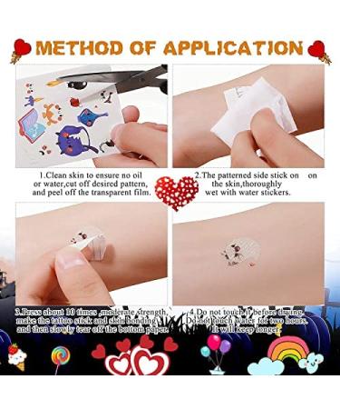 120 Glow in the Dark Waterproof Cartoon Stickers for Laptop & Kids - Luminous Temporary Tattoos, Perfect Party Decorations & Favors for Boys & Girls - Christmas Gift Idea - Buy Online on GoSupps.com