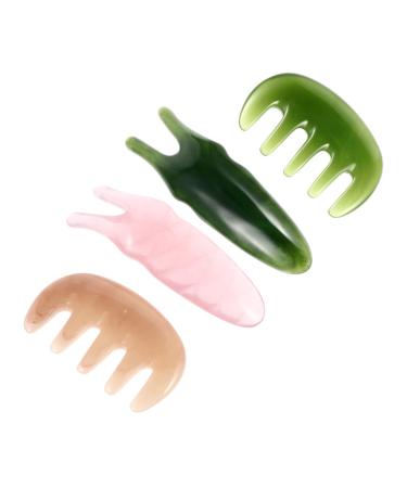 ORFOFE 1 STEM MASSAGE SCHOOD PAILATION MASIAGEDERS MASAGESTABS For the facial area facial tools Handing tools Massage comb resinwax bees wax massage ball Multifunction