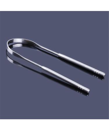 Durable Metal Tongue Cleaning Brush - Portable Food Scraper for Adults | Keep Your Teeth Healthy - International Shipping Available - Buy Online on GoSupps.com