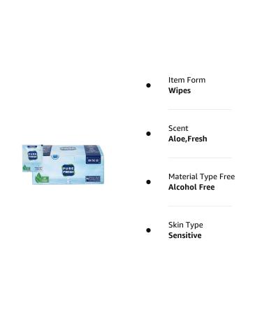 PureFresh Flushable Travel Wet Wipes - 40 Individually Wrapped Singles - Buy Online on GoSupps.com