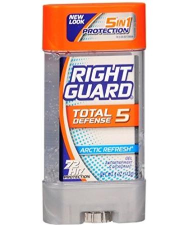 Right Guard Total Defense 5 Power Gel Antiperspirant Deodorant Arctic Refresh - 4 Oz (Pack of 12) - Buy Online on GoSupps.com