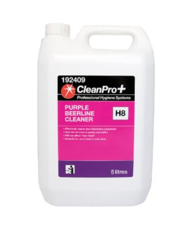 CleanPro+ Purple Beerline Cleaner H8 5 litres x 1 Purple Beerline Cleaner 5-1