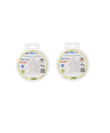 Pacific Baby Wide Neck Nipples 4 Pack (Slow Flow)
