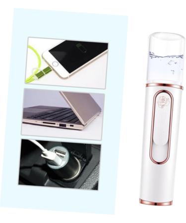 PLAFOPE 2pcs Portable Steamer Face Sprayer Facial Mist Sprayer Facial Mister Clippers Brush Cleaner White - Buy Online on GoSupps.com