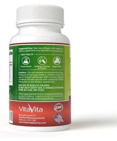 Extra Strength CoQ10 Complex with EPA/DHA Lecithin & Flaxseed - 180 Softgels - Boost Heart Health & Energy | Shop Internationally - Buy Online on GoSupps.com