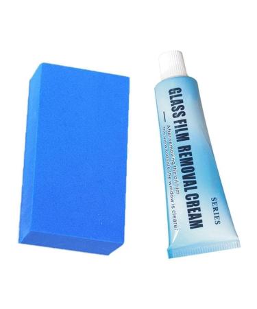 Automobile Windshield Oil Cleaning and Removing Dirts Cream Strong and Removing Scratches Z0J1 Blue 20g 2PCS