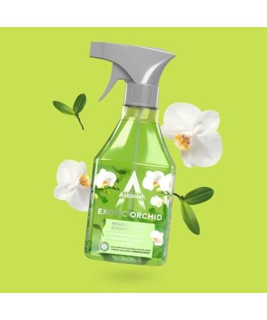 Astonish Vegan Disinfectant Spray 550ml - Exotic Orchid Scent - Virus & Germ Killer - Buy Online on GoSupps.com