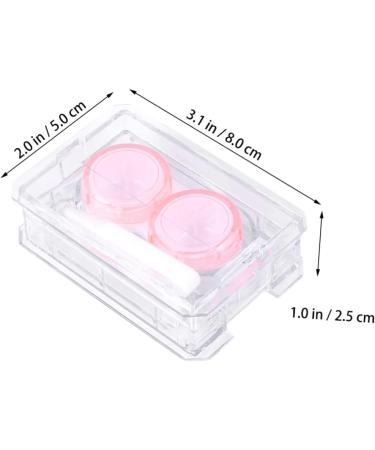 JECOMPRIS Mini Contact Lens Container - Portable Case for Colored Eye Lenses Travel Storage Box 8x5cm - Buy Online on GoSupps.com