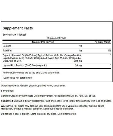 Swanson Flaxseed Oil High Lignan (Omegatru) 200 Sgels - 2 Pack - Buy Online on GoSupps.com
