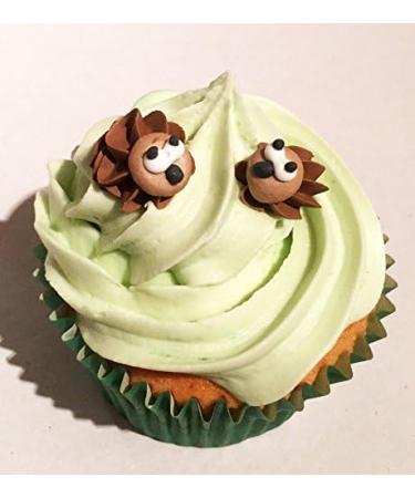 12 Sugar Mini Hedgehogs - Beautiful Edible Cake Decorations - Buy Online on GoSupps.com