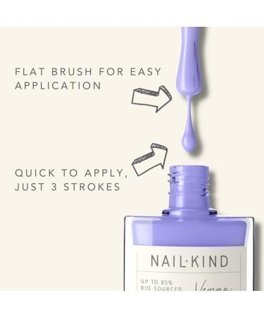 NAILKIND Lavender Iris Cupcake Nail Polish - Vegan & Peta Certified - Long Lasting & Chip Resistant - 8ml - Buy Online on GoSupps.com