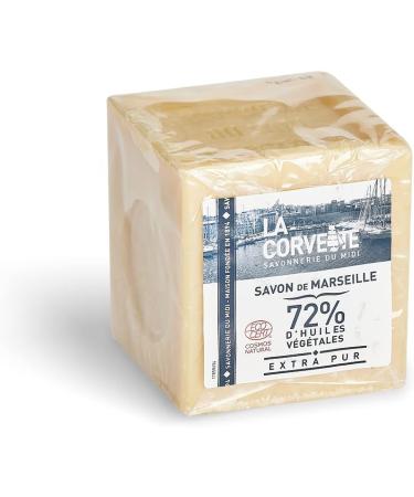 La Corvette Cube de Savon de Marseille Extra Pur Ecocert Film 500 g Unique - Buy Online on GoSupps.com