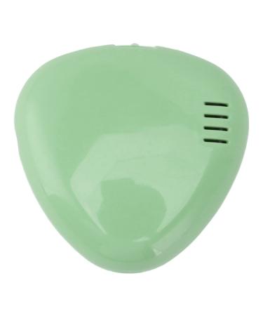 fannay Toothbrush Cleaner Holder Toothbrush Sanitizer Case Long Service Time Simple Operation for Traveling Home Office (green)
