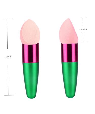 FRCOLOR 6 PCS Makeup Sponge Stick - Pink Blending Esponjas Para Maquillaje & Foundation Puff Brush Set | Perfect for Flawless Makeup Application - Buy Online on GoSupps.com