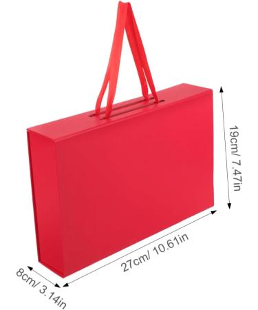 Healvian Box Ribbon Case Presents Exquisite Packing Case Paper Clamshell Chocolate - Buy Online on GoSupps.com