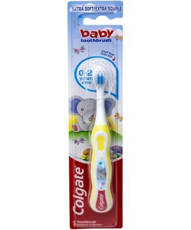 Colgate My First Baby Toothbrush Extra Soft - 1 Count | Colors Vary - Buy Online on GoSupps.com