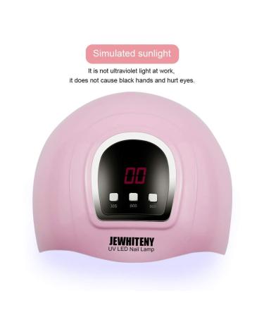 Professional UV LED Nail Lamp 54W with LCD Display and Timer Setting for Gel Nail Polish Drying - Nail Art Tools with Auto Sensor - Buy Online on GoSupps.com