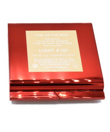 Patrick Starrr Turn Up The Base Powder Foundation - Light 4 (G) Golden Undertones | Medium-to-Full Coverage Soft Matte Finish | 0.28 oz (Pack of 1) - Buy Online on GoSupps.com