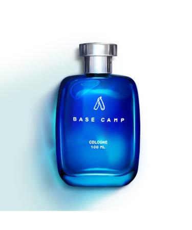 Base Camp Cologne - 100 ml - Perfume for Men | Cool Crisp Fragrance of the Mountains | Long-lasting | Zingy Aquatic Notes with Fresh Masculine Fragrance - Buy Online on GoSupps.com