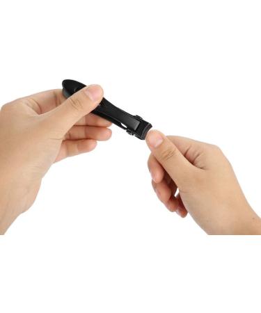 Nail Clippers Professional Toenail Clippers Portable Nail Cutter Cuticle Scissors Fingernail Toenail Thick Ingrown Toe Nail Clippers Pliers Pedicure Tool Small Size(Black) - Buy Online on GoSupps.com