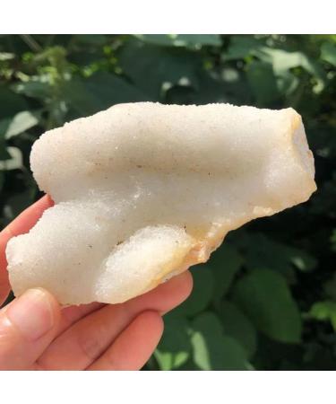 1pc Natural raw White Crystal Flower Cluster Specimen Snow Crystal Cluster Rough Fish Eye Stone for Decoration Stones kaixun 200-300g - Buy Online on GoSupps.com