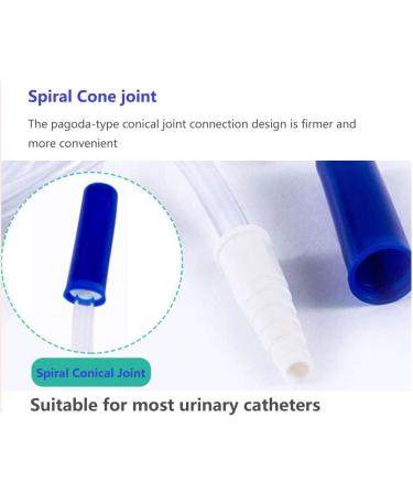 1500ml Catheter Bags for Men & Women - Anti-Reflux Urine Collection Bags (5 Pack) | Durable & Reliable Drainage Solutions - Buy Online on GoSupps.com