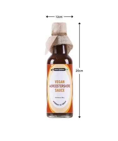 Urban Platter Worcestershire Sauce 200g/7oz - Vegan, Tasty & Delicious - Buy Online on GoSupps.com