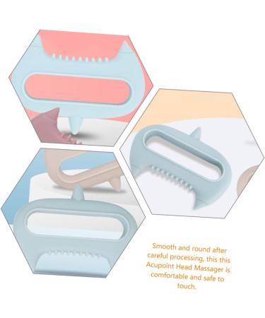 Frcolor 4-Piece Acupuncture Massage Device Set | Hand Massager & Stress Relief Tool | Multifunctional Head & Scalp Massager for Relaxation - Buy Online on GoSupps.com