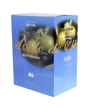 Oliva Verde Natives Olive Oil Extra Green Olive "Mediterranean Selection" Mediterranean 5 Litre