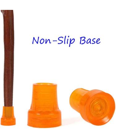 Crutches Wooden Ergonomic Design Long-Term Grip Not Tired Four-Legged Cane Brown Surprise Gift - Buy Online on GoSupps.com