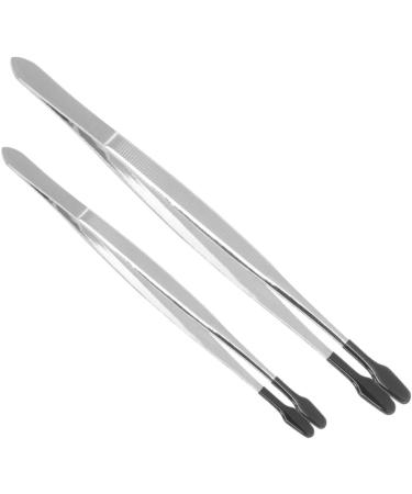 Minkissy 6 STK Stainless Steel Stamp Clip Brow Tool & Tweezers for Handicrafts - Jewelry Production Aid (15.20x1.00cm Set of 3) - Buy Online on GoSupps.com