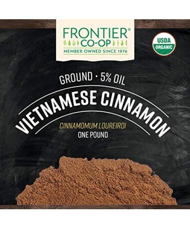Organic Vietnamese Premium Cinnamon 16 oz - Frontier Natural Products - Buy Online on GoSupps.com
