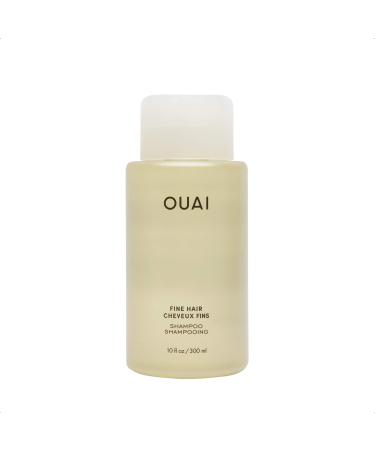 OUAI Fine Shampoo. Bring Fine Hair to the Next Level with Strengthening Keratin  Biotin and Chia Seed Oil. Hair is Left Clean  Bouncy and Voluminous. Free from Parabens  Sulfates and Phthalates. 10 oz 10 Fl Oz (Pack of 1...