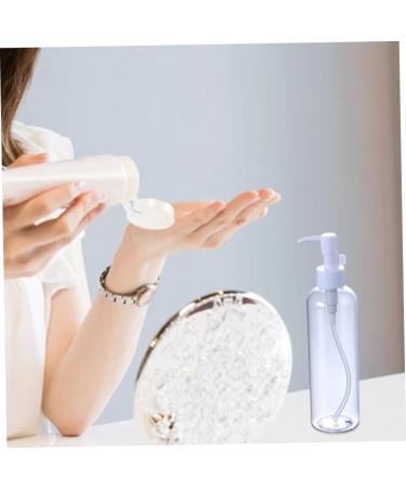 Bottle Plastic Press Transparent Lotion Dispenser Bottle Cosmetic Containers for Travel 100ML Plastic Press Bottle - Buy Online on GoSupps.com