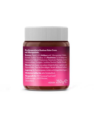 Buy Gymqueen Queenella Protein Cream 6x250g High Protein Hazelnut Spread Sugar-Free Whey-Enriched - Perfect Bread Spread - Buy Online on GoSupps.com