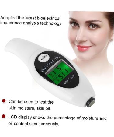 Digital LCD Analyzer - Facial Skin Water & Oil Tester | Optimize Your Skin Health with Advanced Sensor Technology - Buy Online on GoSupps.com