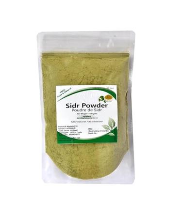 aj Sidr Pow.der Natural Hair Cleanser Ziziphus Jujuba Leaves 100 gms