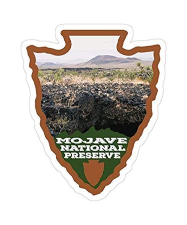 Mojave National Preserve Arrowhead Decal Sticker - Sticker Graphic - Auto, Wall, Laptop, Cell, Truck Sticker for Windows, Cars, Trucks