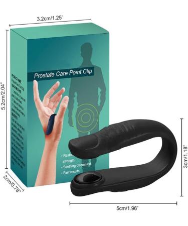 Prostate Care Point Clip - Acupressure Relief for Prostate Problems Tension & Anxiety (1 Piece) - Buy Online on GoSupps.com