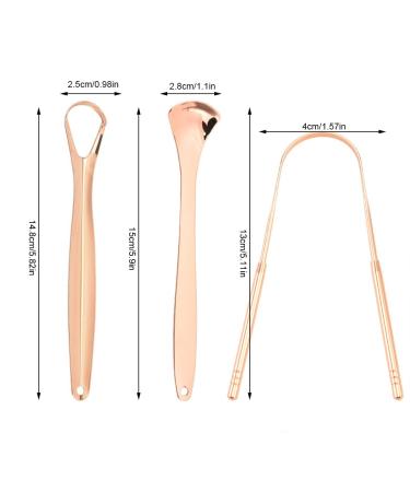 CUZYP Set of 3 Tongue Cleaners | Best Tongue Scrapers for Dry Mouth Relief | Improve Oral Hygiene - Buy Online on GoSupps.com
