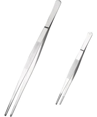 NAUZE 2 Pieces Reptile Feeding Tweezers Stainless Steel Aquarium Tweezers for Snakes Lizard Tortoise Gecko - Buy Online on GoSupps.com