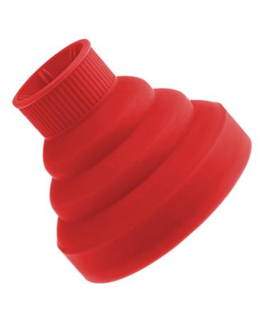 Silicone Hair Dryer Cover Hair Diffuser Cover Universal Hair Diffuser Salon Hair Disffuser Hair Blower Diffuser Salon Hair Dryer Diffuser Hair Dryer Supplies Hair Diffuser Nozzle 13.8x13.8cm Red