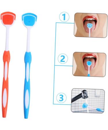 CLISPEED 12pcs Tongue Cleaning Brush - Metal Nanoplastic Scraper Colorful Oral Hygiene Tools (19.5x3x0.6cm) - Ship Worldwide! - Buy Online on GoSupps.com