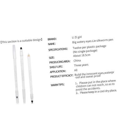 FOMIYES 2pcs Eye Shadow Pen Lying Silkworm Pen Water Proof Makeup 1 count (Pack of 1) Whitex2pcs - Buy Online on GoSupps.com