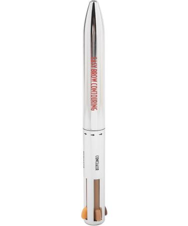 Eyebrow Contour Pen 0.4g Longlasting Portable Concealer 4 in 1 Eyebrow Contour 4 Colors for Eye Makeup (2# Medium) - Buy Online on GoSupps.com